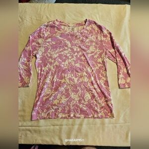 Studio Works Light Purple 3/4 Sleeve top